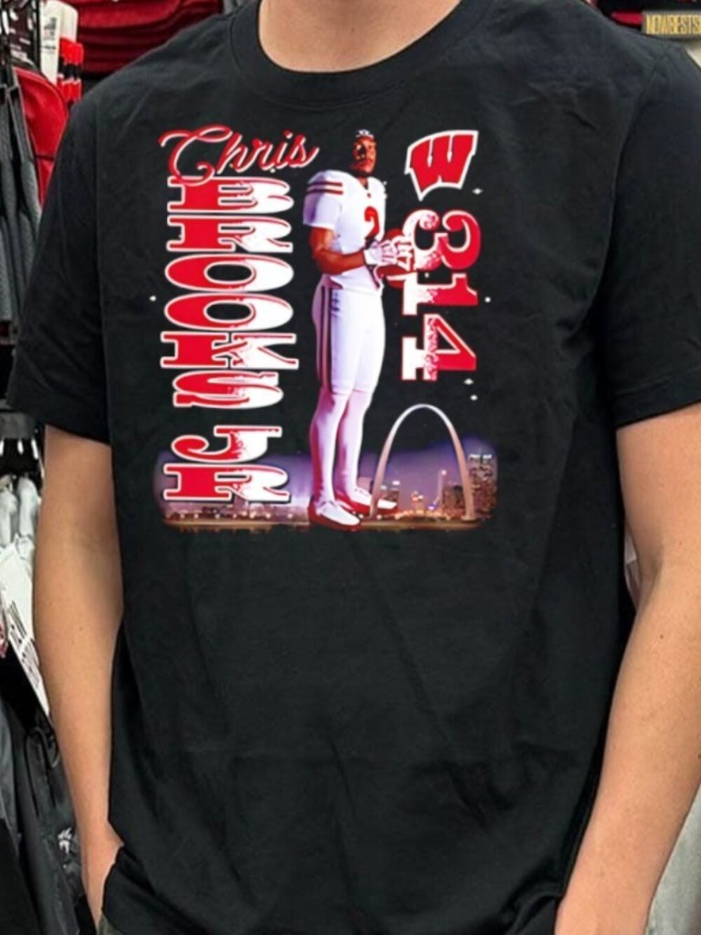 Chris Brooks Jr. 314 Wisconsin Badgers 2026 Big Ten Media Days T-Shirt